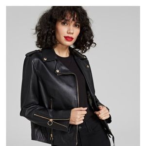 New Black Leather Jacket